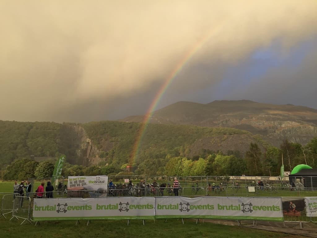 Rainbow over Llyn Padarn
