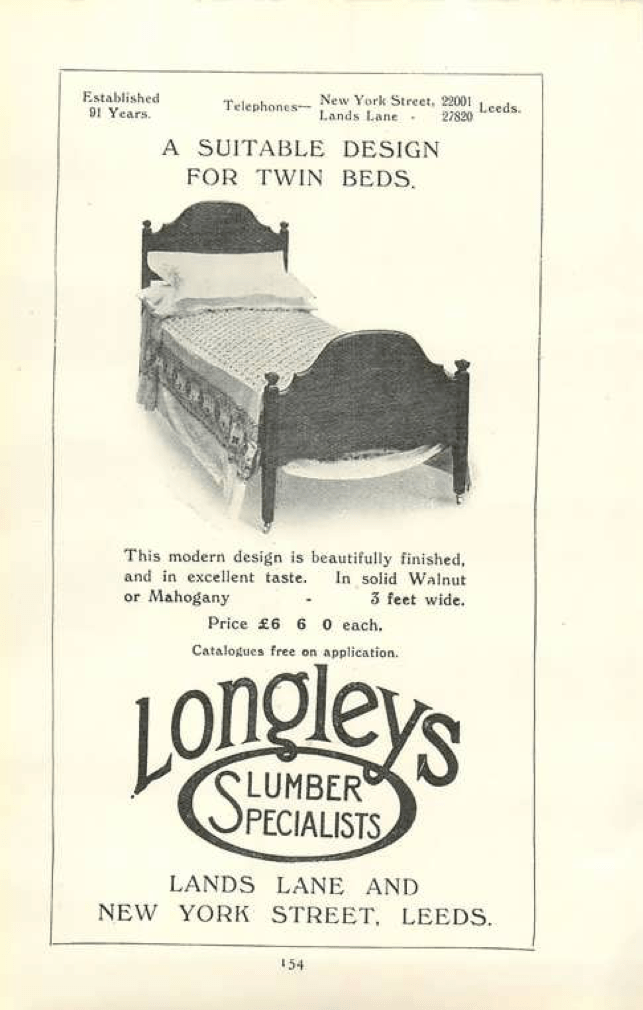 Longleys Bedsteads flyer