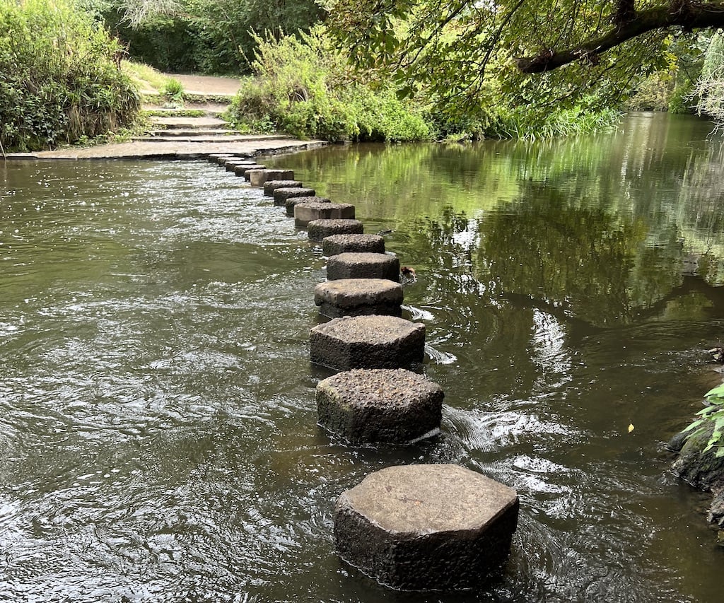 Stepping Stones over the River Mole