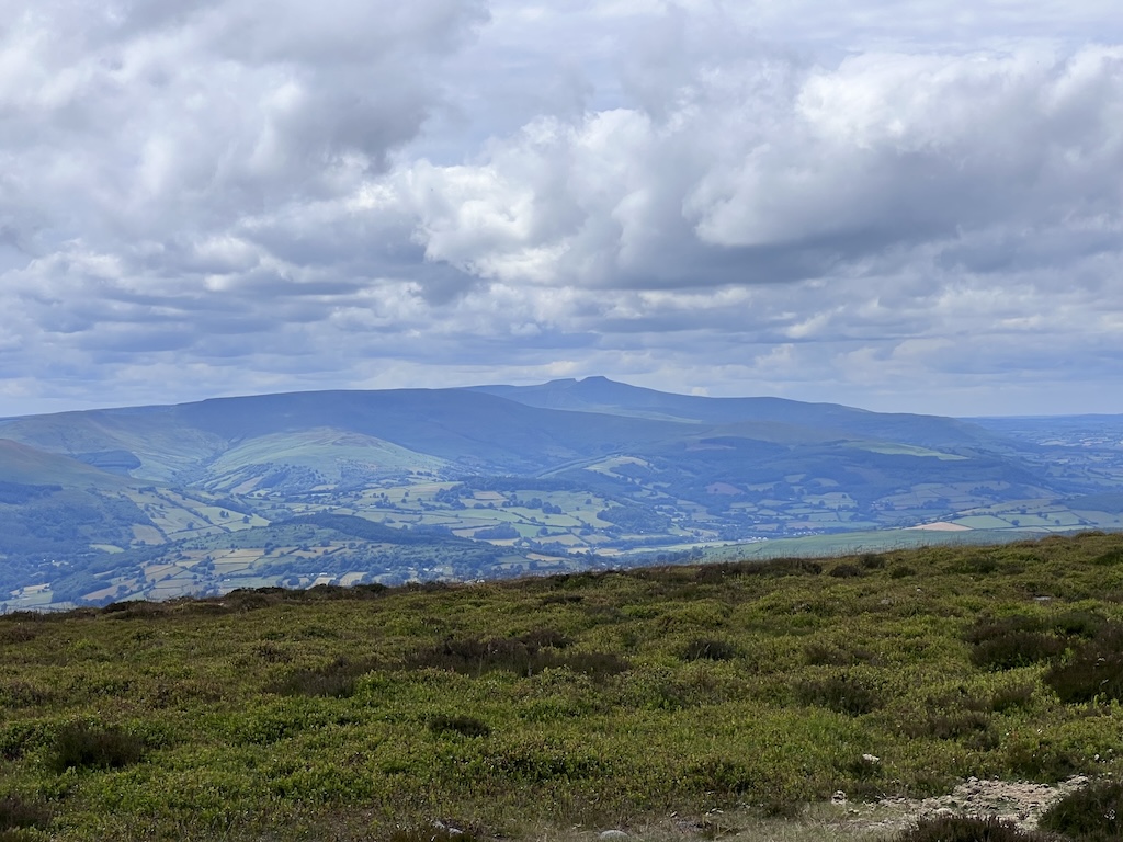 View across to Pen-y-Fan